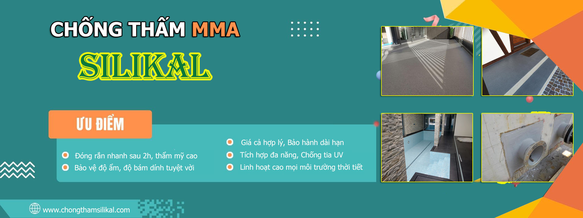 chống thấm mma silikal
